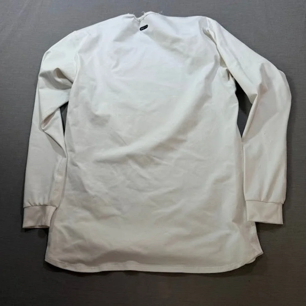 Nike Team Sports Dri Fit Long Sleeve Athletic T Shirt White XL Mens Made in USA.